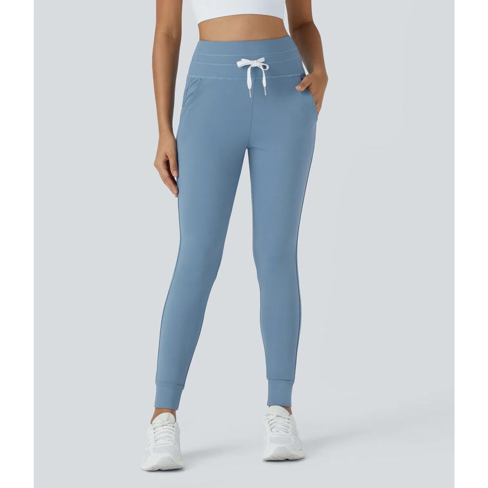 Halara Softlyzero HighWaisted Drawstring Full Len… - image 6